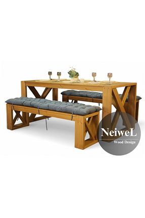 میز باغچه قهوه ای Neiwel - کد 923124080