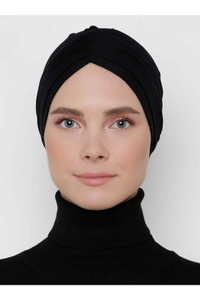 کلاه شنای حجاب مشکی زنانه Tuva Bone - کد 60613582