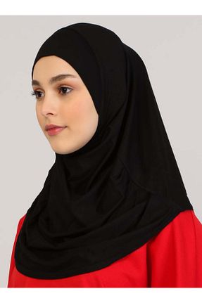 کلاه شنای حجاب مشکی زنانه Ecardin - کد 75089624