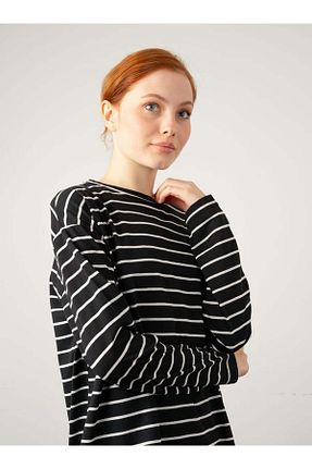 تونیک حجاب مشکی زنانه %100 پنبه Por La Cara - کد 70420929