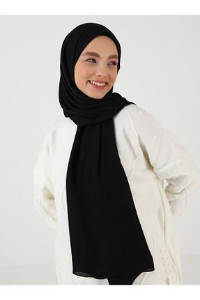 شال مشکی زنانه پلی استر Tuva Şal - کد 55176207