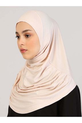 کلاه شنای حجاب بژ زنانه Ecardin - کد 75085246