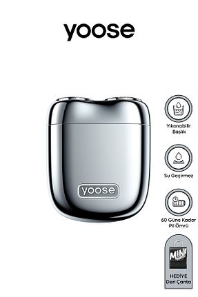 ماشین اصلاح صورت طوسی Şarjlı Yoose - کد 899341981