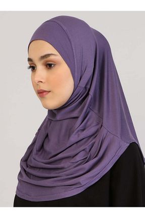 کلاه شنای حجاب بنفش زنانه Ecardin - کد 75192672