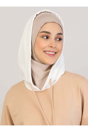 کلاه شنای حجاب قهوه ای زنانه Ecardin - کد 75090026
