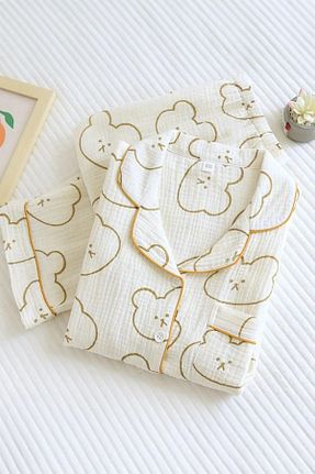 ست لباس راحتی زنانه چاپی PEMBİŞ HOMEWEAR - کد 922474608