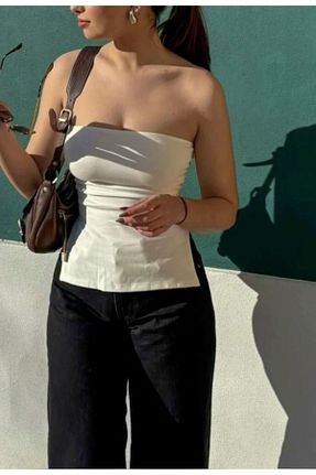 بلوز سفید زنانه ساده sunfyre - کد 922477754