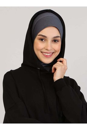 کلاه شنای حجاب طوسی زنانه Ecardin - کد 75085168