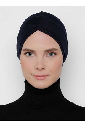 کلاه شنای حجاب سرمه ای زنانه Tuva Bone - کد 60613503