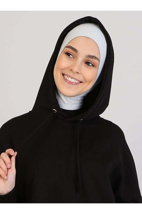 کلاه شنای حجاب طوسی زنانه Ecardin - کد 85788484