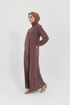 کلاه و ابایا قهوه ای زنانه پنبه ای Luvty - کد 922481578