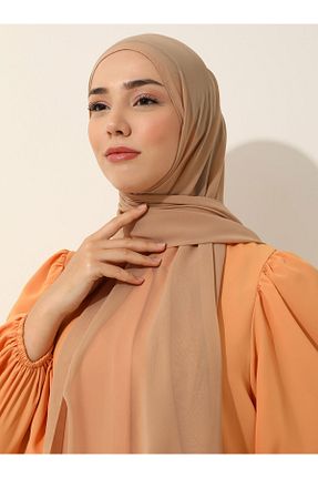 شال بژ زنانه شیفون Tuva - کد 835606129