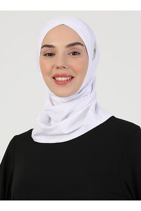 کلاه شنای حجاب سفید زنانه Ecardin - کد 364780296