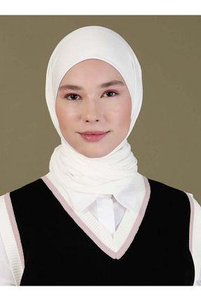 روسری بژ ساده Ecardin - کد 355099857