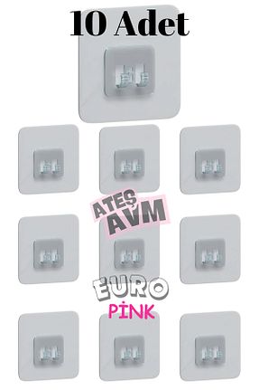 آویز حمام رنگی Euro Pink - کد 922496632