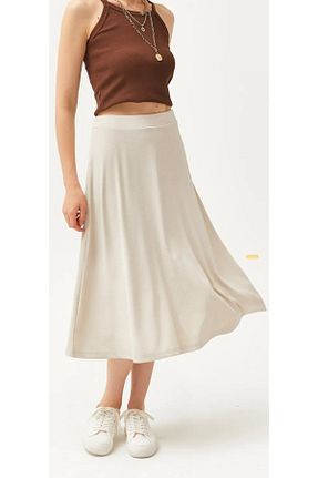 دامن طوسی زنانه ساده mor butik - کد 922497525