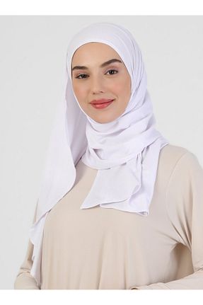 کلاه شنای حجاب سفید زنانه Ecardin - کد 364780371