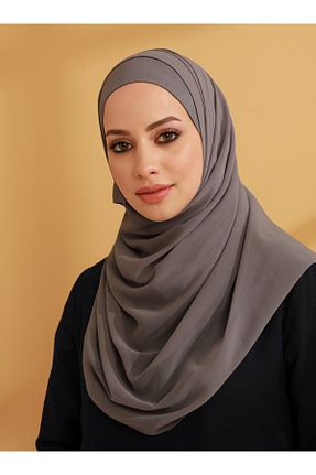 شال طوسی زنانه شیفون Tuva - کد 449586612