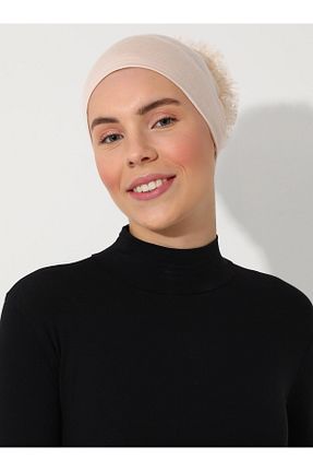 کلاه شنای حجاب بژ زنانه Tuva - کد 840121611