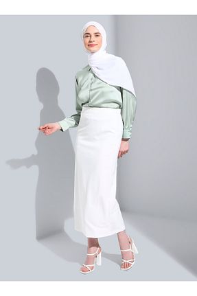 دامن حجاب سفید زنانه رگولار VAV - کد 846397553