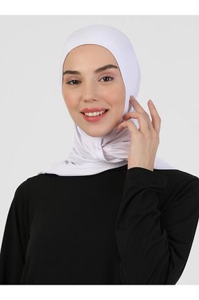 کلاه شنای حجاب سفید زنانه Ecardin - کد 364779016