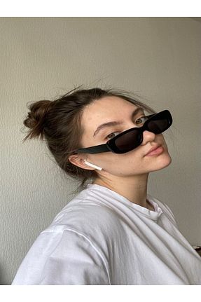 عینک آفتابی مشکی زنانه 63 MONCY BUTİK - کد 922209142