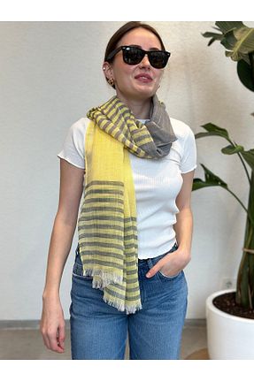 شال زرد زنانه novon - کد 920667943