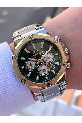 ساعت مچی سبز مردانه 41-45 میلی متر Slazenger - کد 922544754