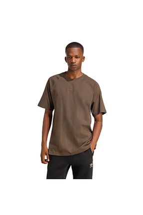 تیشرت قهوه ای زنانه رگولار adidas - کد 893373399