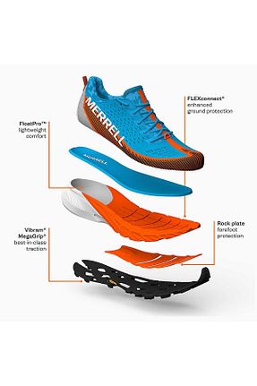 کفش دو و میدانی و تمرینی صورتی زنانه Merrell - کد 844186098