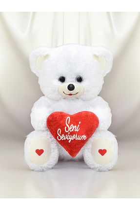 اسباب بازی مخملی سفید زنانه 30 cm Princess Bear - کد 922282752