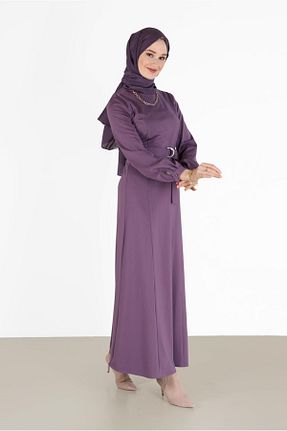 لباس حجاب بنفش زنانه رگولار Alvina - کد 804208107
