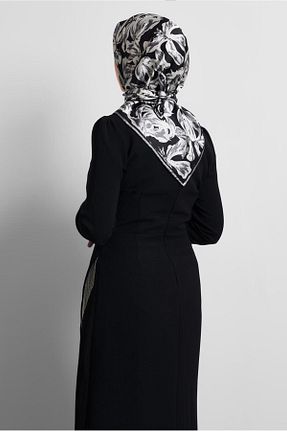 روسری مشکی پلی استر Alvina - کد 922659414