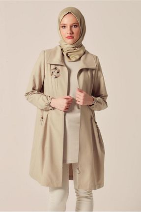 کت حجاب بژ زنانه رگولار Alvina - کد 923314563