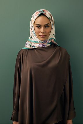 روسری سفید İpek Tivil Qef - کد 922681464
