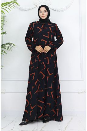 لباس حجاب مشکی Relaxed sefamerve - کد 922685191