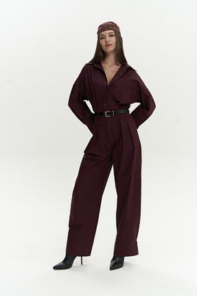 سرهمی زرشکی زنانه Fitted Mai - کد 922683121