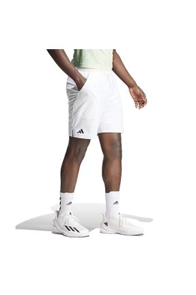 شلوارک و برمودا سفید مردانه فاق بلند adidas - کد 849641300