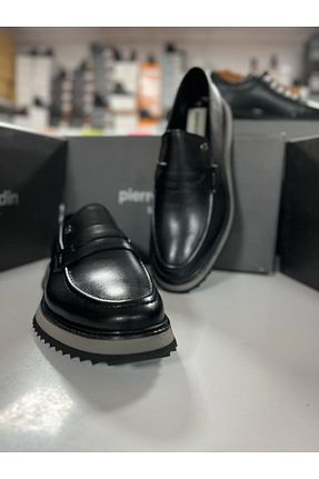 کفش کلاسیک مشکی مردانه چرم خالص Pierre Cardin - کد 923326300