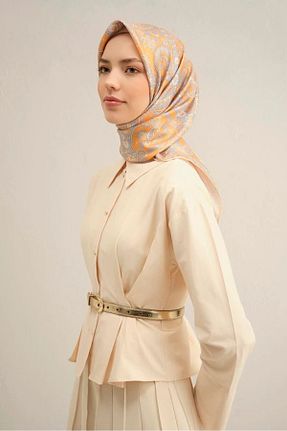 روسری نارنجی 90 x 90 Armine - کد 922695358