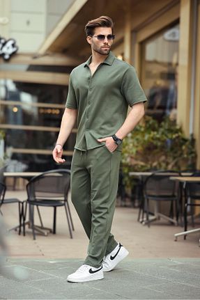 ست گرمکن خاکی مردانه رگولار Madmext - کد 922692228