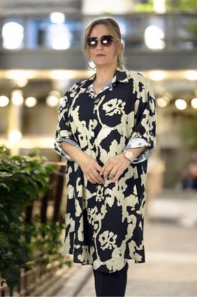 تونیک سایز بزرگ مشکی زنانه بافتنی yagmurberen - کد 922695239