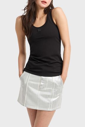 بلوز مشکی زنانه ساده Armani Exchange - کد 923665500
