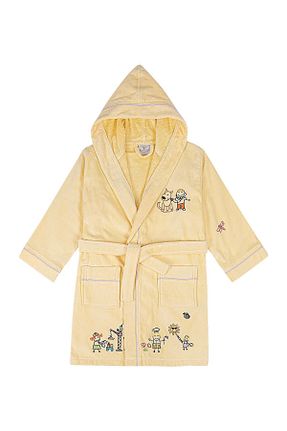 حوله پالتوئی زرد بچه گانه Ecocotton - کد 469011365