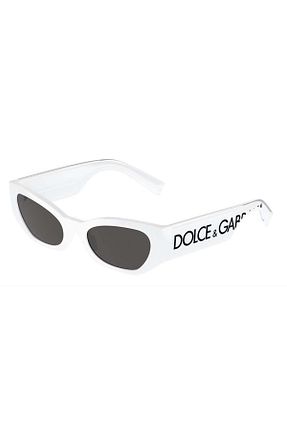 عینک آفتابی سفید زنانه UV400 Dolce Gabbana Sunglasses - کد 736063943