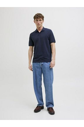 پولوشرت سرمه ای مردانه پنبه ای Jack & Jones - کد 922705795