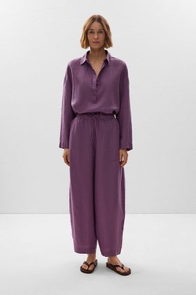 پیراهن بنفش زنانه Overshirt Oysho - کد 880200376