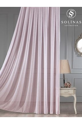پرده توری صورتی ریل دار Solinas Collection - کد 896929379