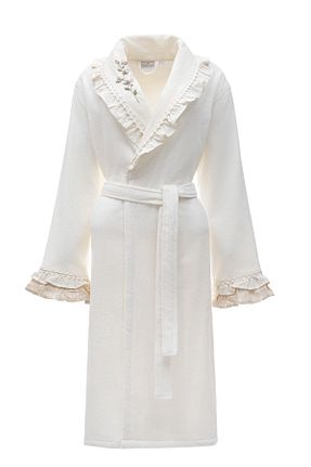 حوله پالتوئی بژ زنانه Ecocotton - کد 843714397