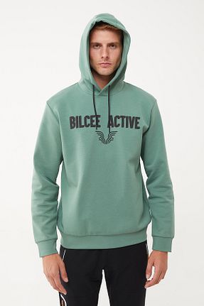سوئیشرت اسپرت سبز مردانه رگولار bilcee - کد 780824237